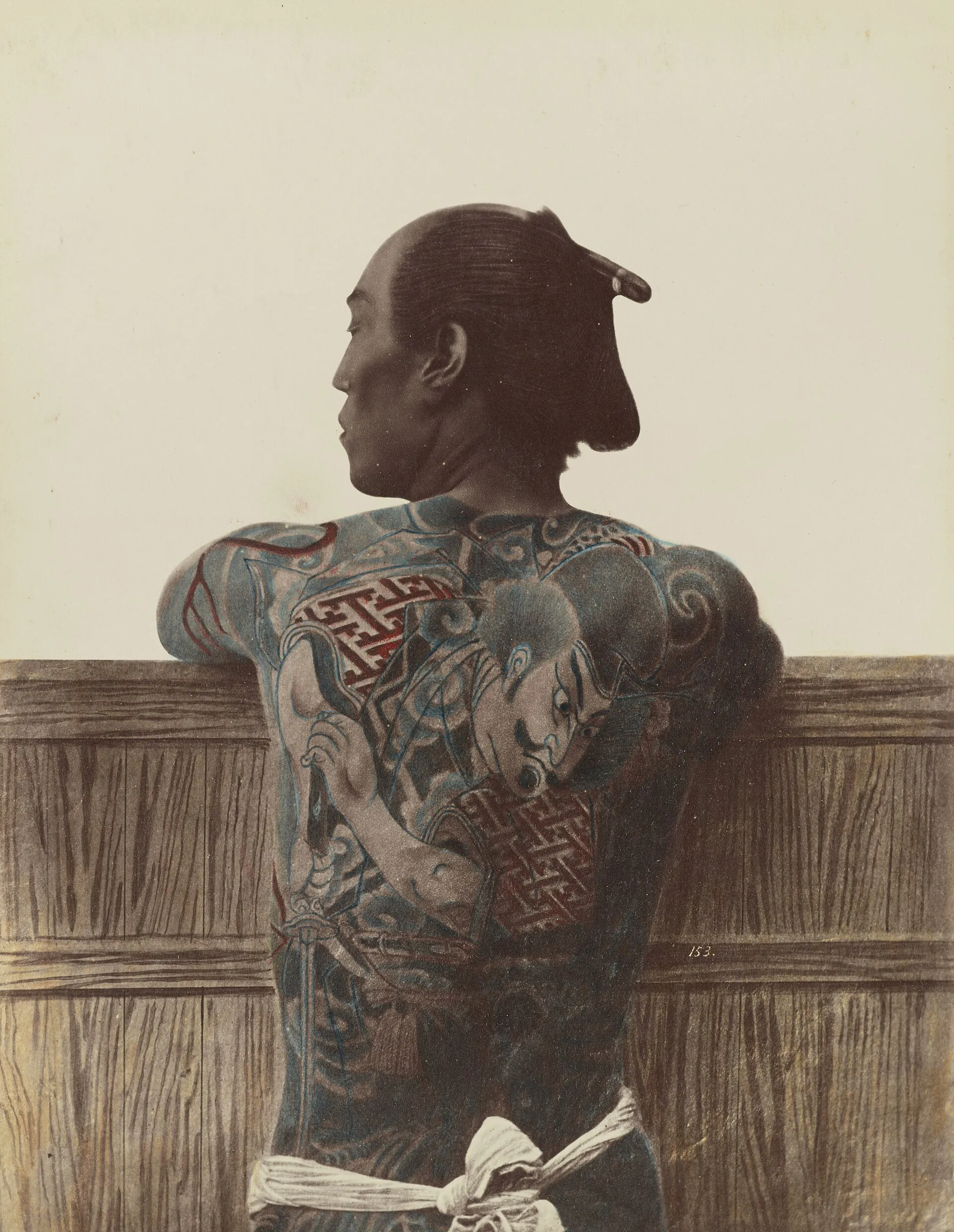 Historic photo of Japanese Tattooing
