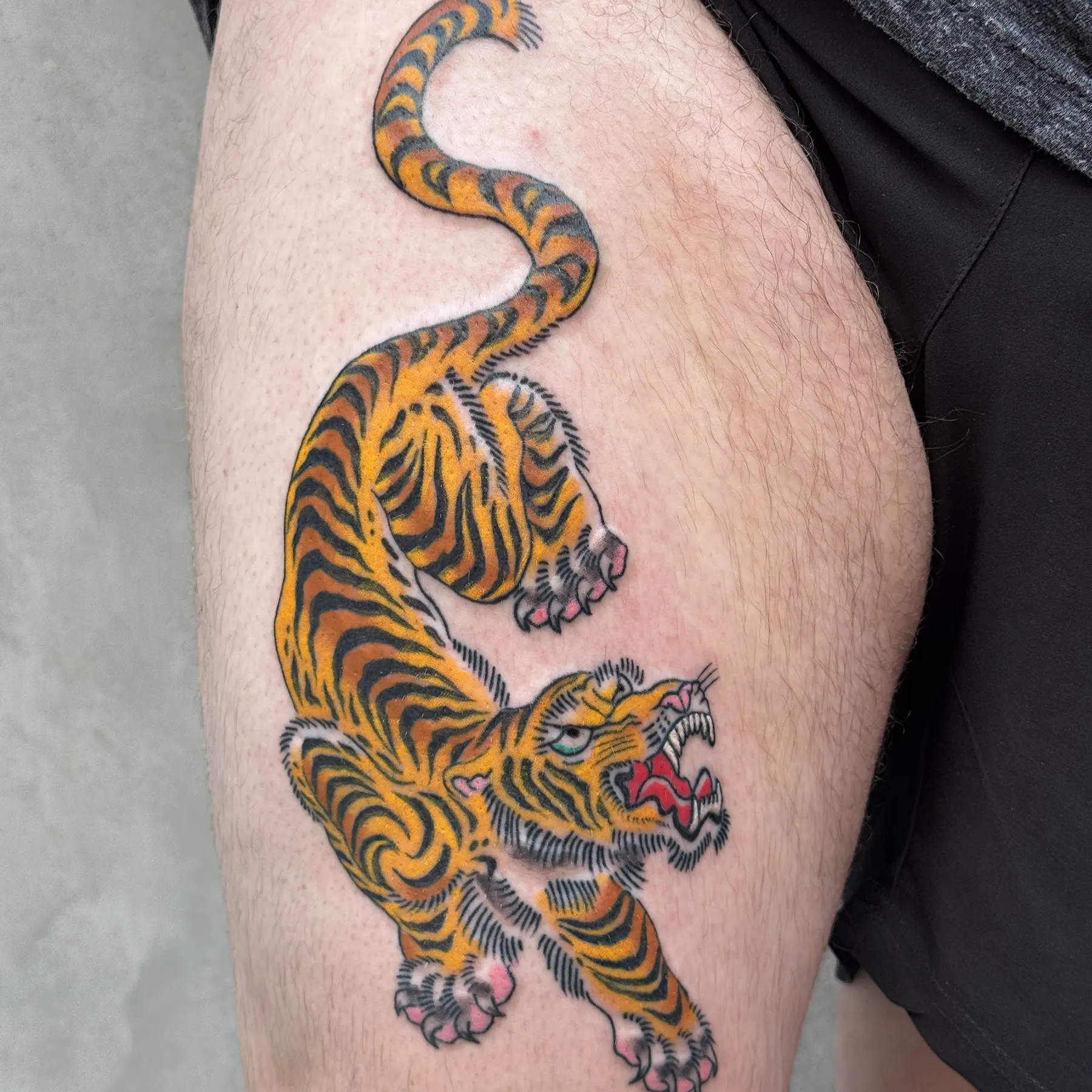 Japanese tiger tattoo